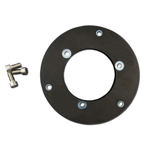Lopolight Circular Baseplate f/Horizontal Mount Lights - Aluminum - Black - TRAPSKI