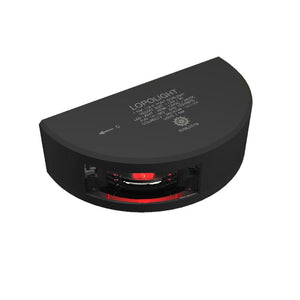 Lopolight Series 101-002 - Port Side Light - 1NM - Vertical Mount - Red - Black Housing - TRAPSKI