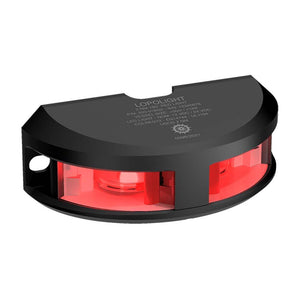 Lopolight Series 200-016 - Navigation Light - 2NM - Vertical Mount - Red - Black Housing - TRAPSKI