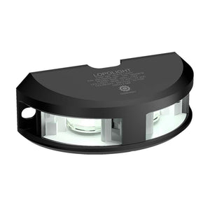 Lopolight Series 200-024 - Navigation Light - 2NM - Vertical Mount - White - Black Housing - TRAPSKI
