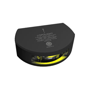 Lopolight Series 201-013 - Stern Towing Light - 2NM - Vertical Mount - Amber - Black Housing - TRAPSKI