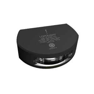 Lopolight Series 301-006 - Stern Light - 2NM - Vertical Mount - White - Black Housing - TRAPSKI