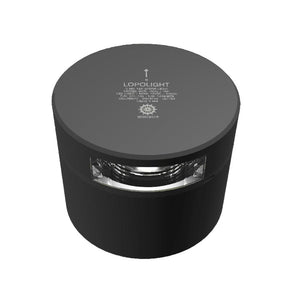 Lopolight Series 301-105 - Stern Light - 3NM - Horizontal Mount - White - Black Housing - TRAPSKI