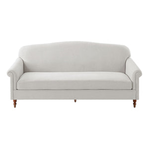 Loveseat Sofa 2 Seater Couch with Rolled Arms - Gray or Dark Gray