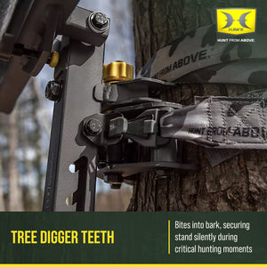 Hawk Kickback LVL Hang-On Deer Hunting Tree Stand w/ XL Seat & Platform, 2 Pack
