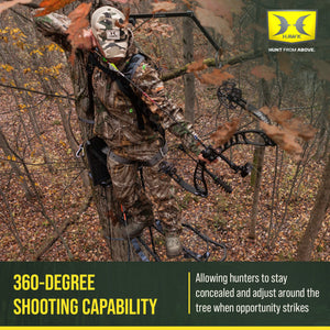Hawk Kickback LVL Hang-On Deer Hunting Tree Stand w/ XL Seat & Platform, 2 Pack