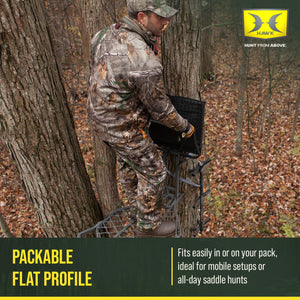 Hawk Kickback LVL Hang-On Deer Hunting Tree Stand w/ XL Seat & Platform, 2 Pack