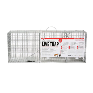 Little Giant Live Reinforced Animal Trap with Single Door Entry, 10 x 32 Inches - TRAPSKI