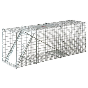 Little Giant Live Reinforced Animal Trap with Single Door Entry, 10 x 32 Inches - TRAPSKI