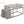 Bunk Bed With 4 Drawers and 3 Shelves - Solid Pine Wood