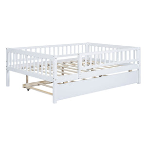 Multi Functional Wooden Daybed Bed with Storage or Trundle - Multiple Colors
