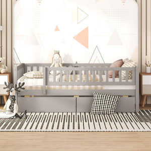 Multi Functional Wooden Daybed Bed with Storage or Trundle - Multiple Colors