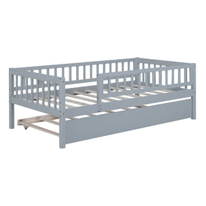 Multi Functional Wooden Daybed Bed with Storage or Trundle - Multiple Colors