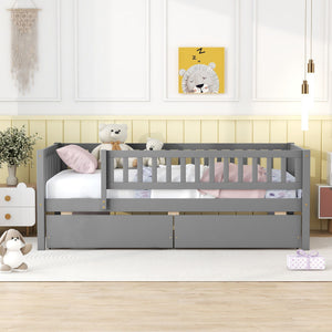 Multi Functional Wooden Daybed Bed with Storage or Trundle - Multiple Colors