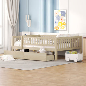 Multi Functional Wooden Daybed Bed with Storage or Trundle - Multiple Colors