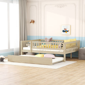Multi Functional Wooden Daybed Bed with Storage or Trundle - Multiple Colors