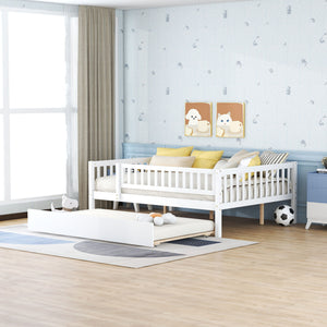Multi Functional Wooden Daybed Bed with Storage or Trundle - Multiple Colors