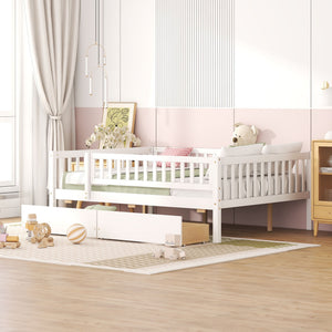 Multi Functional Wooden Daybed Bed with Storage or Trundle - Multiple Colors