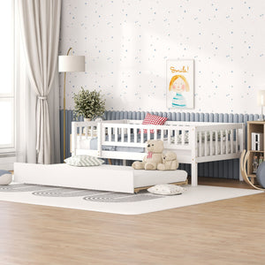 Multi Functional Wooden Daybed Bed with Storage or Trundle - Multiple Colors