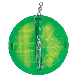Luhr-Jensen 3-1/4" Dipsy Diver - Kelly Green/Silver Bottom Moon Jelly - TRAPSKI