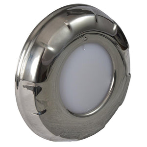 Lumitec Aurora - LED Dome Light - Polished SS Finish - 2-Color White/Red Dimming - TRAPSKI