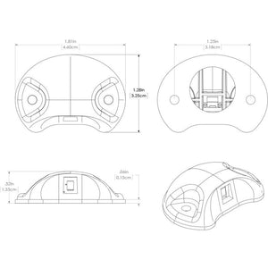 Lumitec Barbados Courtesy Accent LED Light - Black w/White Light - TRAPSKI