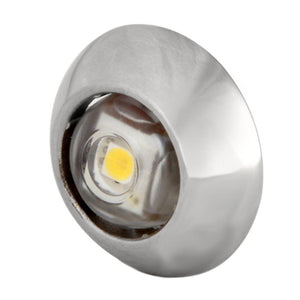 Lumitec Exuma Courtesy Light - Polished Stainless Housing - White Light - TRAPSKI
