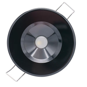 Lumitec Illusion Flush Mount LED Down Light - Warm White - Dimming - Black Housing - TRAPSKI
