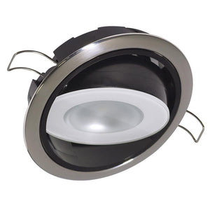 Lumitec Mirage Positionable Down Light - Spectrum RGBW Dimming - Polished Bezel - TRAPSKI