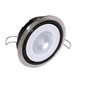 Lumitec Mirage Positionable Down Light - Spectrum RGBW Dimming - Polished Bezel - TRAPSKI