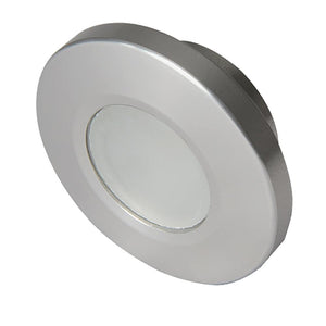 Lumitec Orbit - Flush Mount Down Light - Brushed Finish - 4-Color White/Red/Blue/Purple Non-Dimming - TRAPSKI, LLC