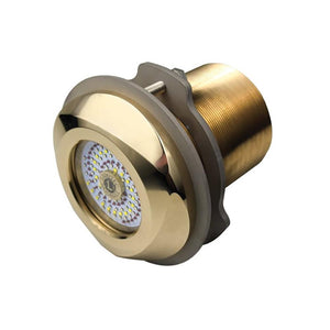 Lumitec SeaBlaze Typhoon Underwater Bronze Thru-Hull LED Light - RGBW Spectrum - TRAPSKI