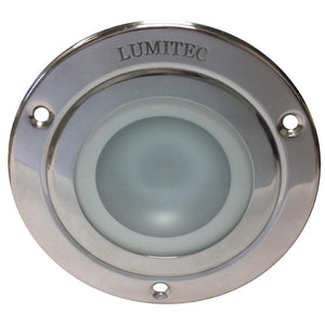 Lumitec Shadow - Flush Mount Down Light - Polished SS Finish - 3-Color Red/Blue Non Dimming w/White Dimming - TRAPSKI
