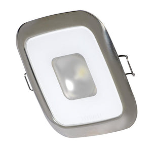 Lumitec Square Mirage Down Light - Spectrum RGBW Dimming - Polished Bezel - TRAPSKI