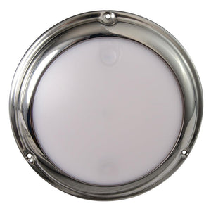 Lumitec TouchDome - Dome Light - Polished SS Finish - 2-Color White/Blue Dimming - TRAPSKI