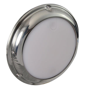 Lumitec TouchDome - Dome Light - Polished SS Finish - 2-Color White/Blue Dimming - TRAPSKI