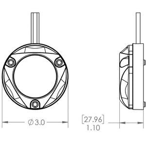 Lumitec Zambezi Mini Surface Mount Underwater Light - White - Non-Dimming - TRAPSKI