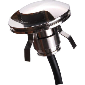 Lunasea 316 Polished Stainless Steel LED Waterproof Courtesy Light - Warm White - 12VDC Only - TRAPSKI
