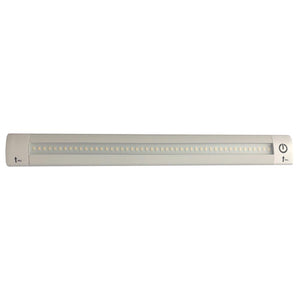 Lunasea LED Light Bar - Built-In Dimmer, Adjustable Linear Angle, 12" Length, 24VDC - Warm White - TRAPSKI