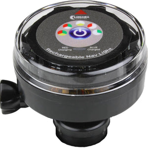 Lunasea Rechargeable Tri-Color Portable Navigation Light (No Mount) - Black [LLB-72BK-UB-00] - TRAPSKI