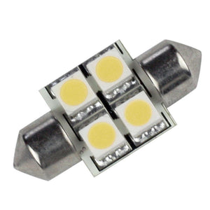 Lunasea Single-Sided 4 LED Festoon - 10-30VDC/0.7W/60 Lumens - Warm White - TRAPSKI