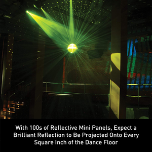 American DJ M-1616 Lightweight Real Glass 16 inch Wall Hanging Disco Mirror Ball