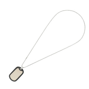 M-Tac Military Dog Tag with Rubber Silencer