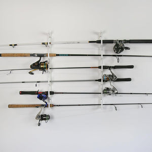 Made in the USA Fishing Rod Rack | Wall or Ceiling Mounted - TRAPSKI