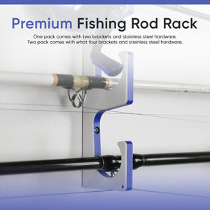 Made in the USA Premium Fishing Rod Racks | Wall or Ceiling or Boat Mounted - TRAPSKI
