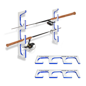 Made in the USA Premium Fishing Rod Racks | Wall or Ceiling or Boat Mounted - TRAPSKI
