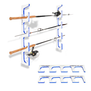 Made in the USA Premium Fishing Rod Racks | Wall or Ceiling or Boat Mounted - TRAPSKI