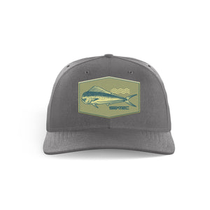 Mahi Twill Flat Bill Trucker Hat