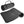 BalanceFrom Fitness GoYoga 71x24in Anti Tear Exercise Yoga Mat with Strap, Black