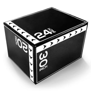 BalanceFrom Fitness 60 Pound Versatile 3-in-1 Plyometric Jumping Exercise Box